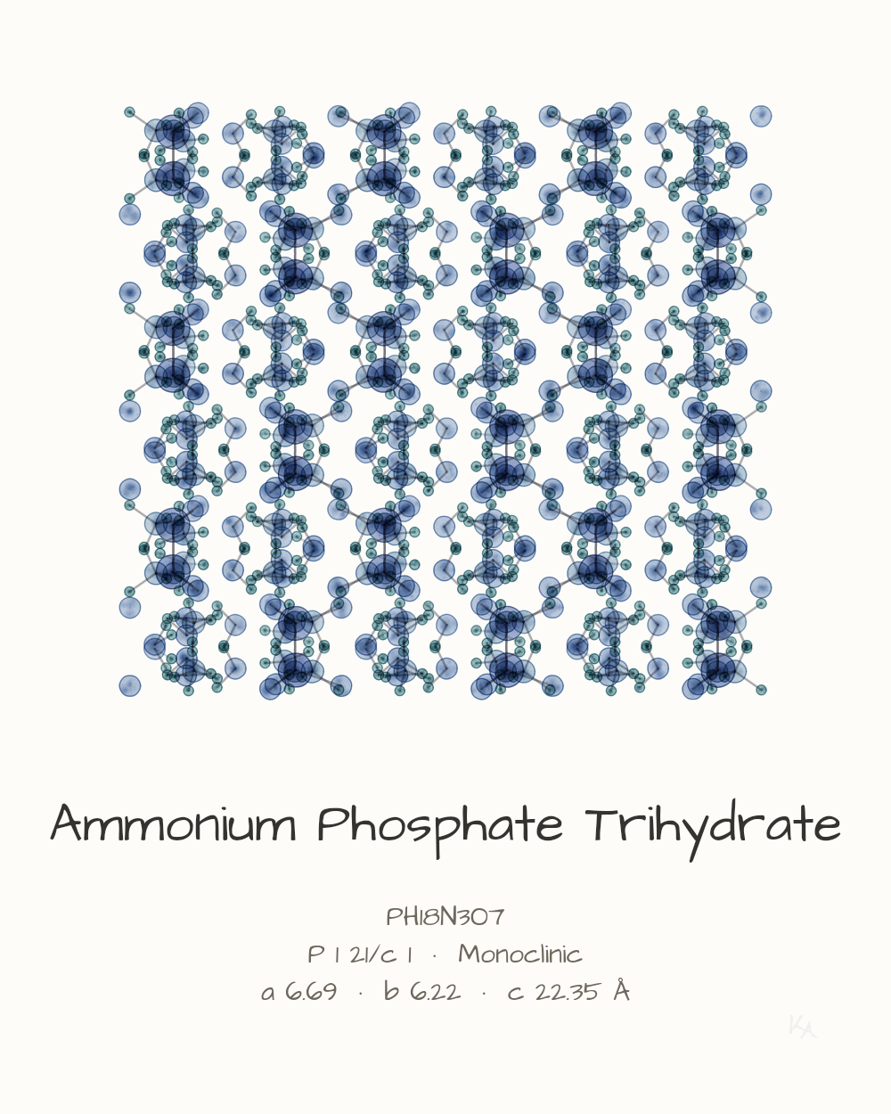 Ammonium Phosphate Trihydrate