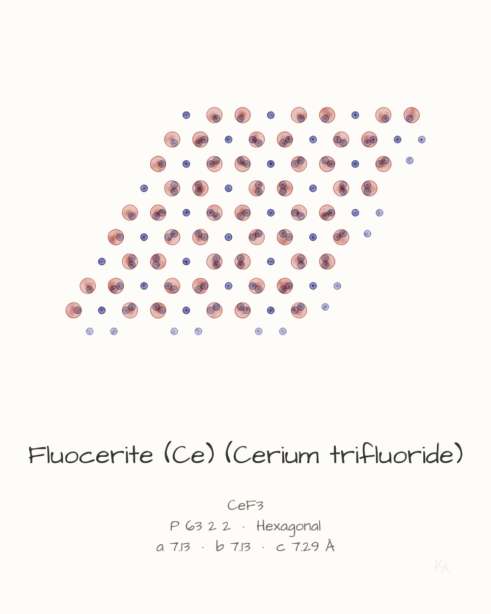 Fluocerite (Ce) (Cerium trifluoride)