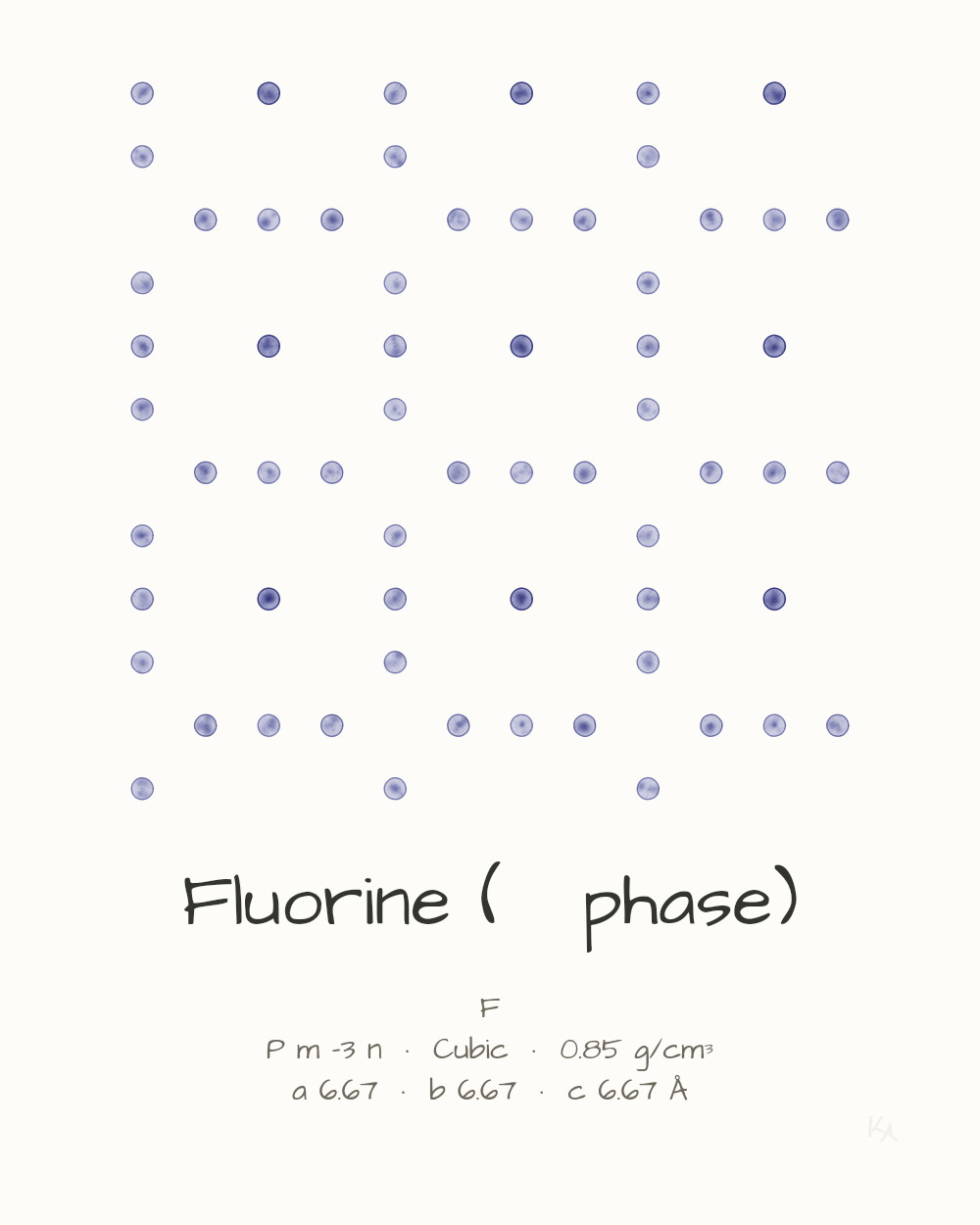Fluorine (α phase)
