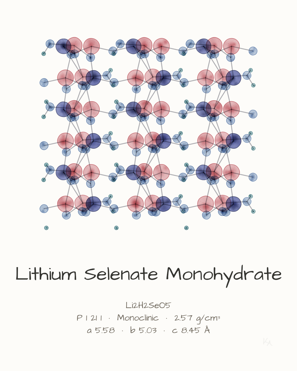 Lithium Selenate Monohydrate