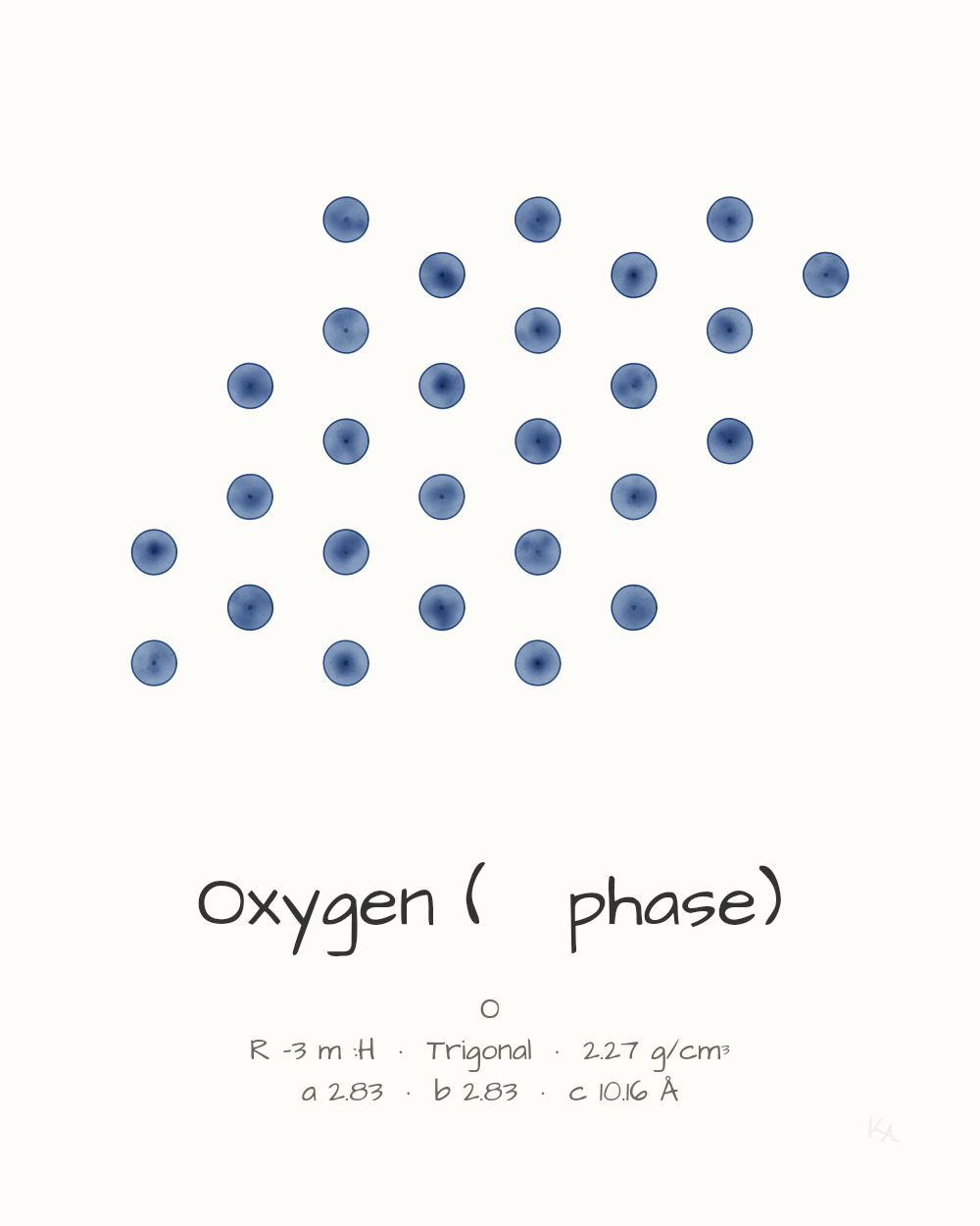 Oxygen (γ phase)